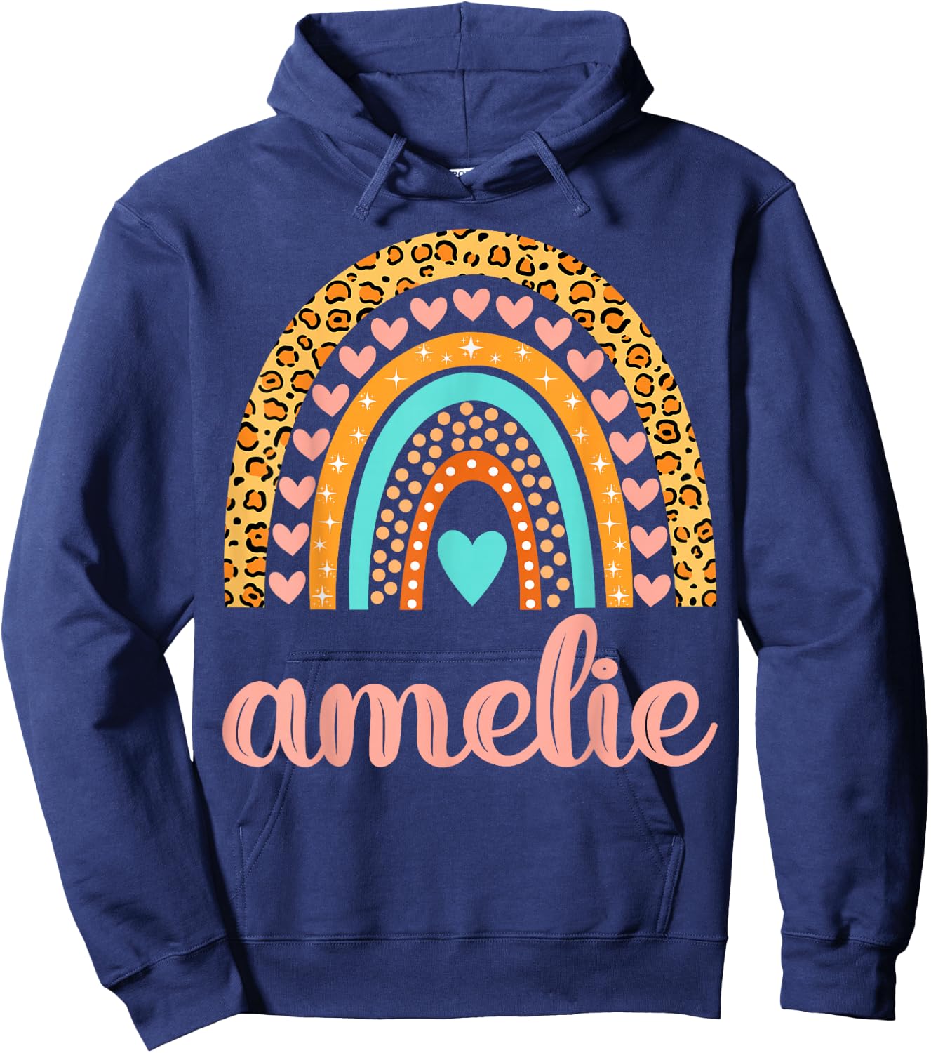 Amelie Amelie Name Birthday Shirt Gift Hoodie - Hoodie | Navy