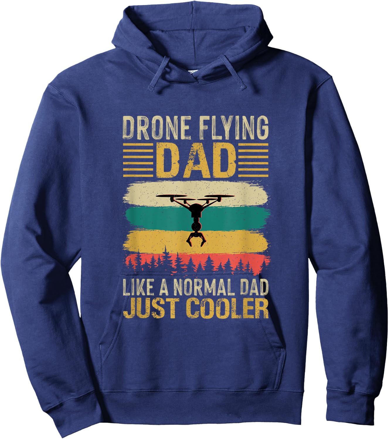 Funny Drone Pilot Design Women Drone Operator Hoodie - Hoodie | Navy