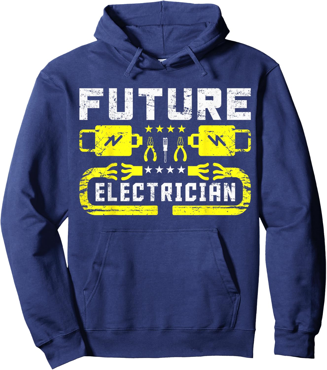 Future Electrician Apprentice in Training Hoodie - Hoodie | Navy