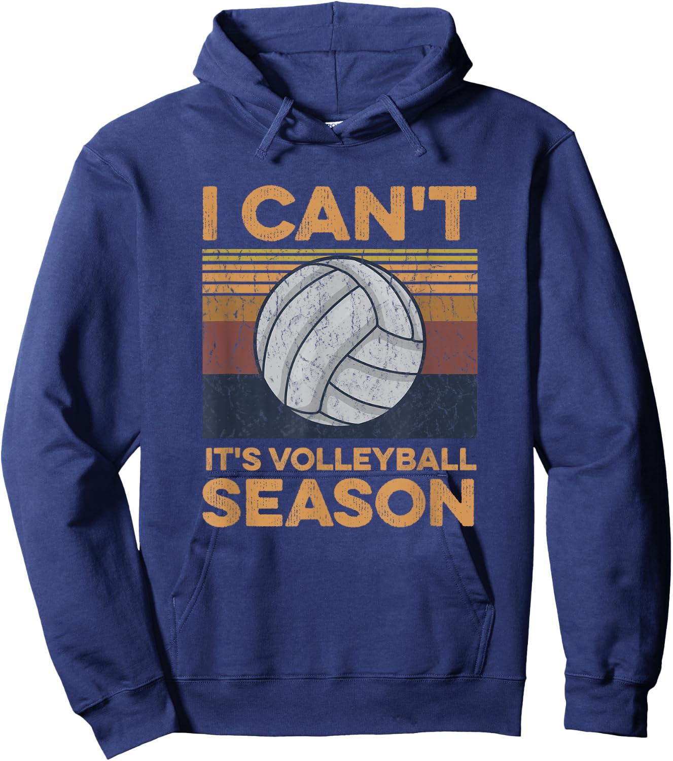 Volleyball Team Quote for a Volleyball Player Hoodie - Hoodie | Navy