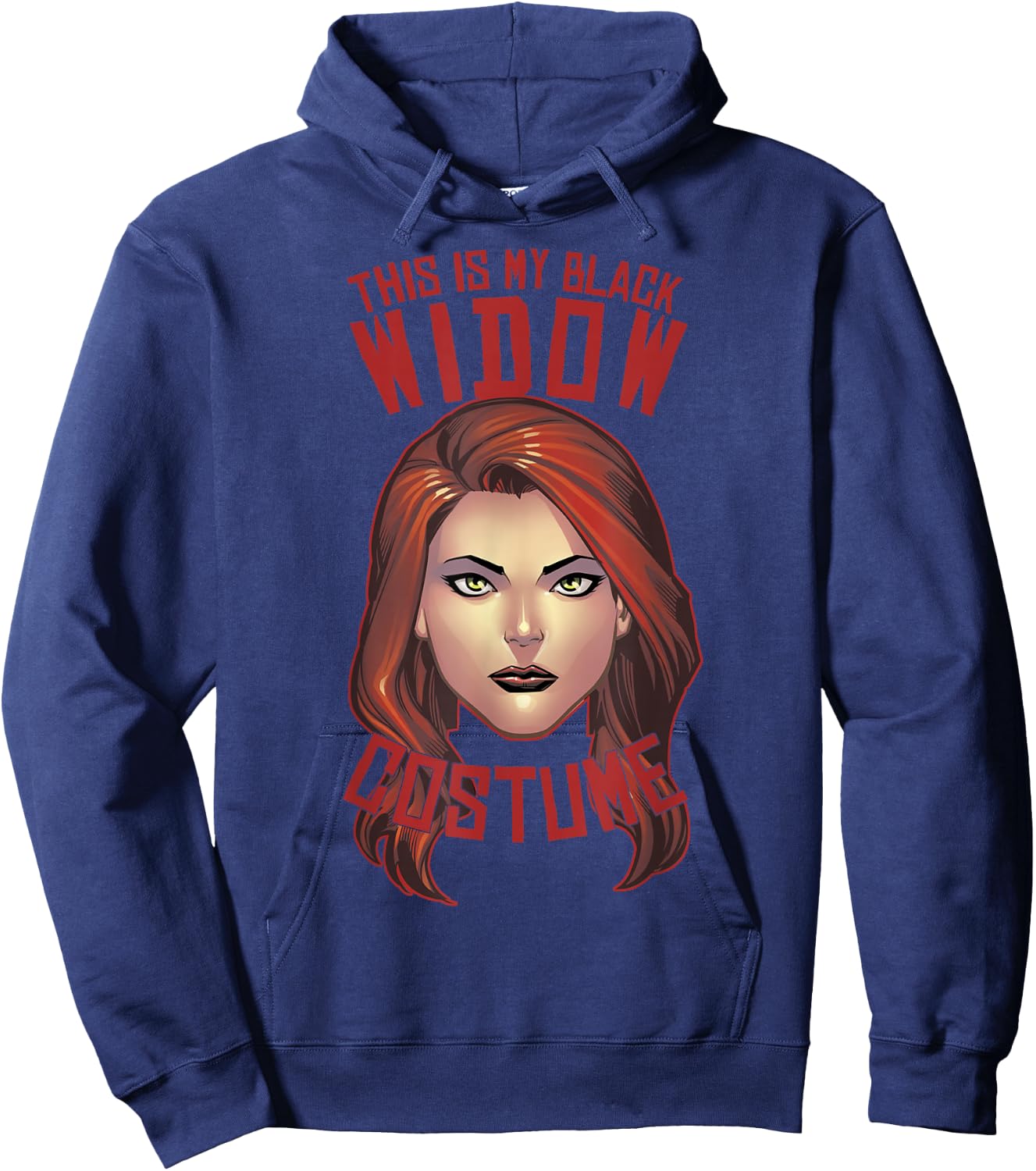 Marvel Black Widow Halloween Costume Graphic Hoodie - Hoodie | Navy