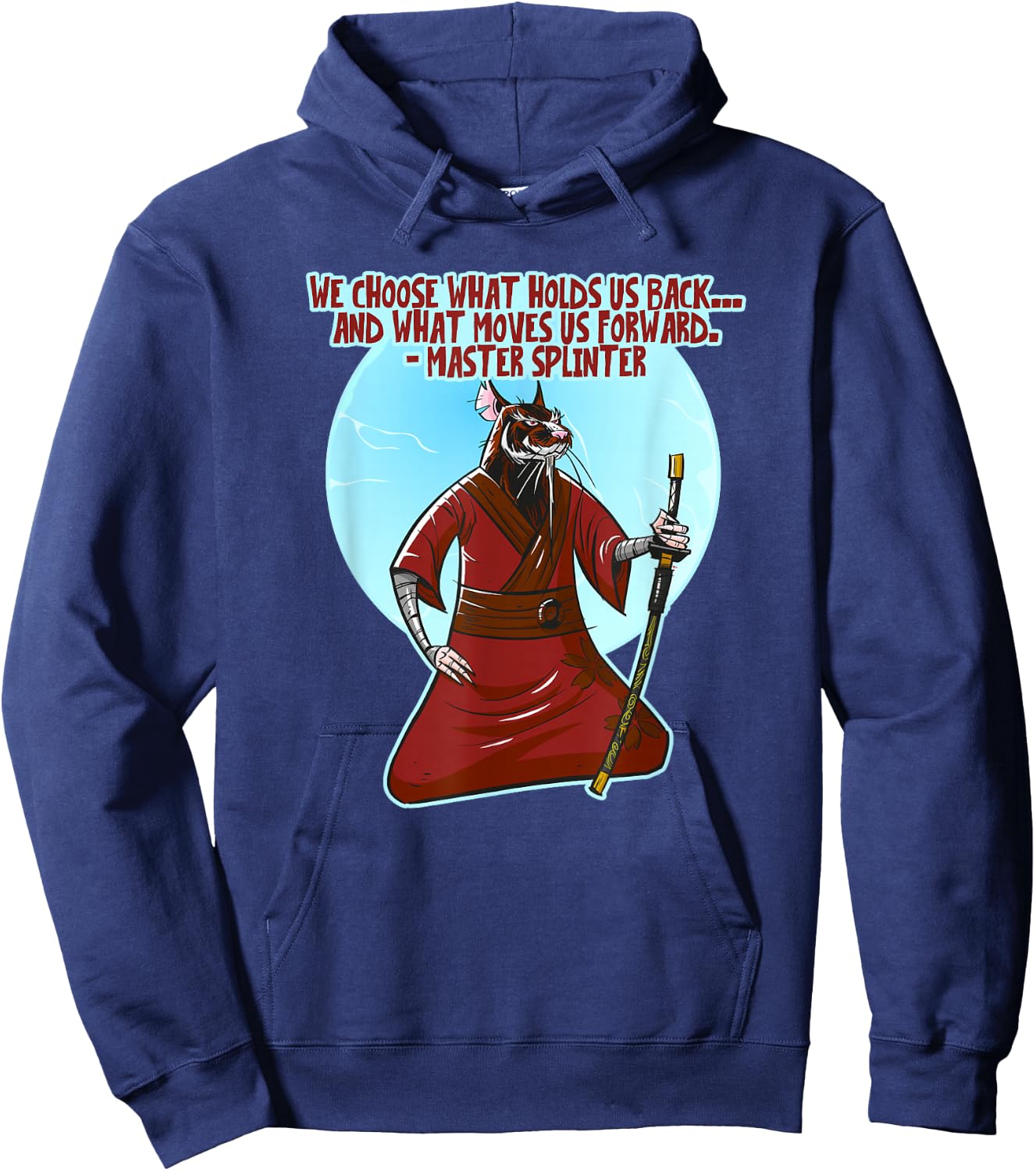 The Wisdom of Master Splinter Hoodie - Hoodie | Navy