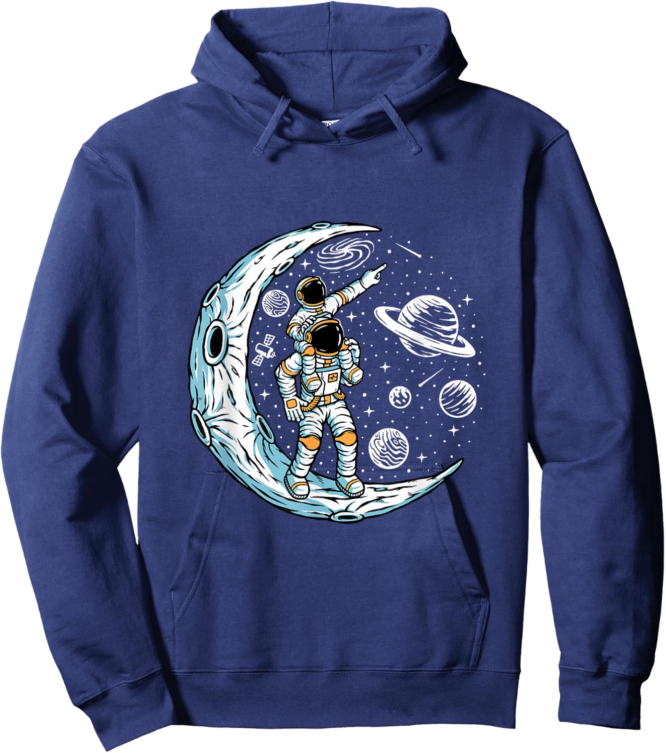 Astronaut Father And Son In Space Hoodie - Hoodie | Navy