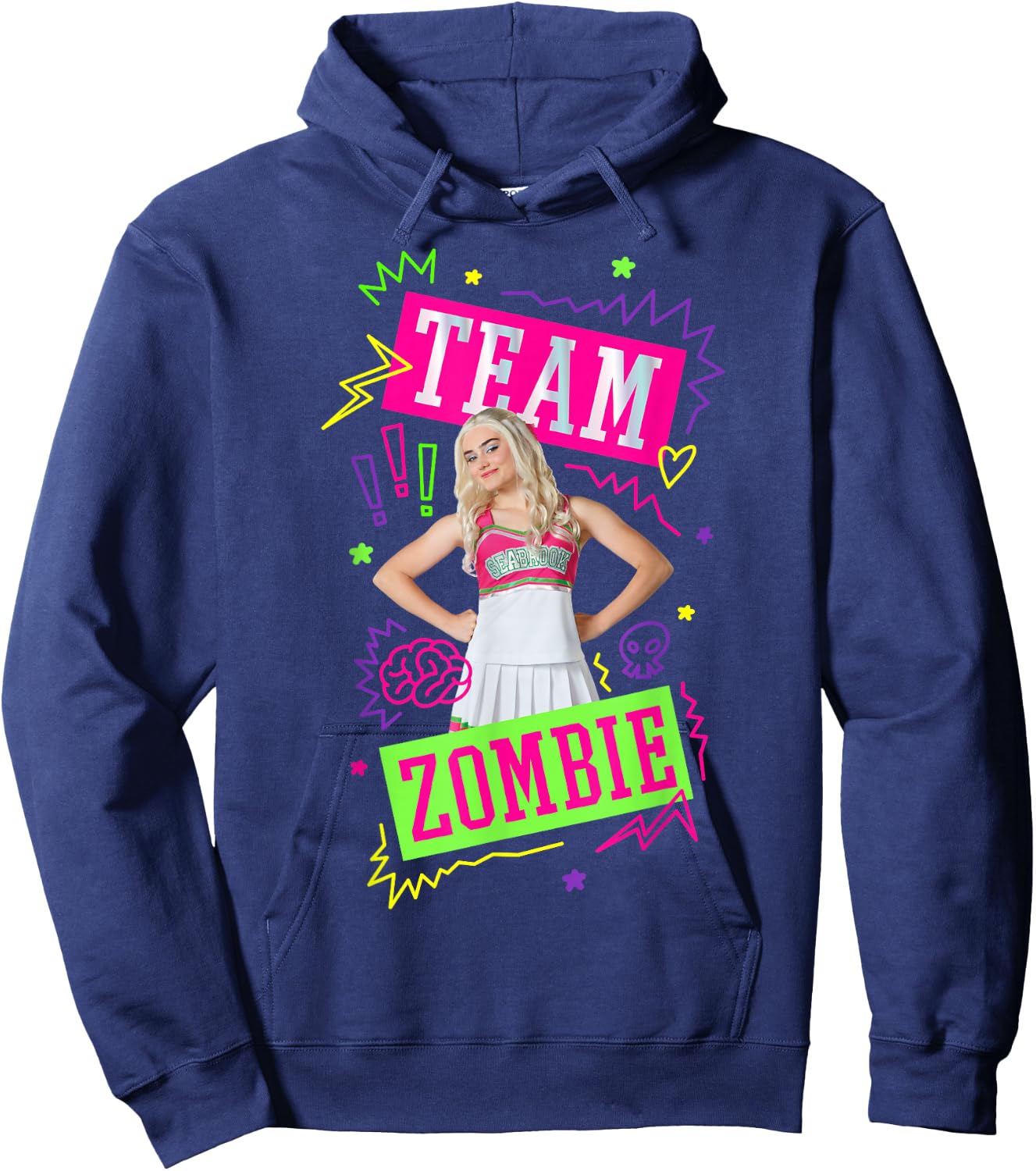 Disney Zombies Addison Team Zombies Poster Hoodie - Hoodie | Navy