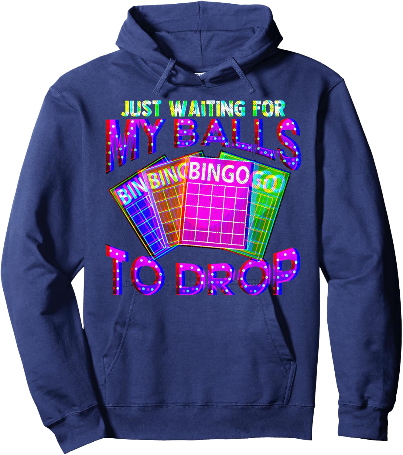 Funny Bingo Hoodie - Hoodie | Navy