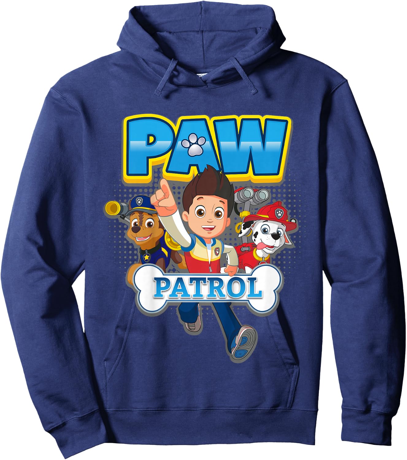 Kids PAW Patrol Ryder And Pups Action Hoodie - Hoodie | Navy