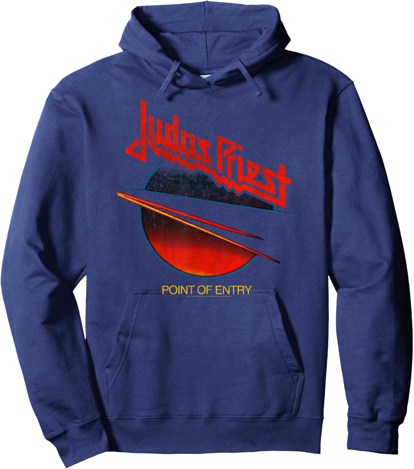 Judas Priest – Point Of Entry Hoodie - Hoodie | Navy