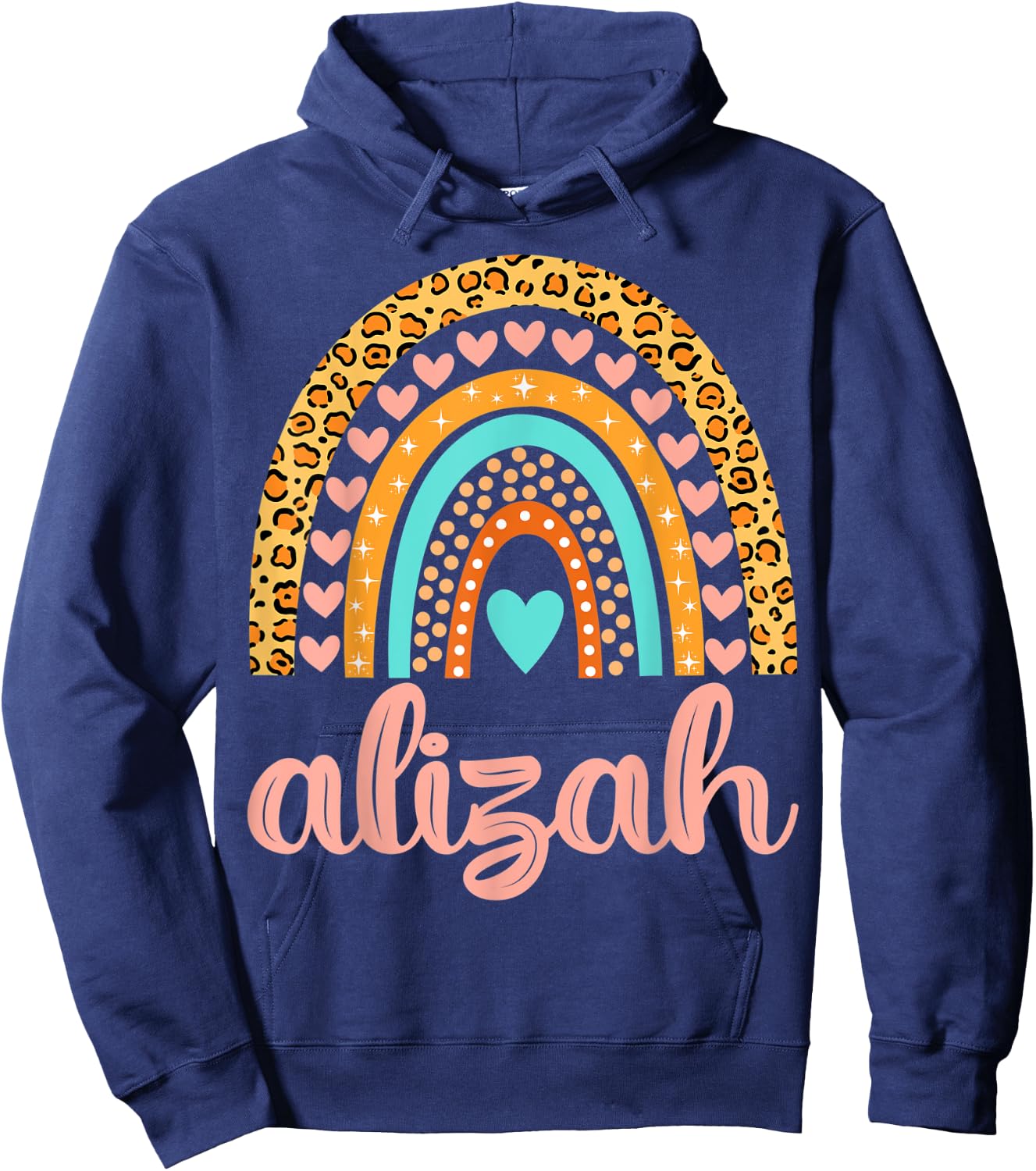 Alizah Alizah Name Birthday Shirt Gift Hoodie - Hoodie | Navy