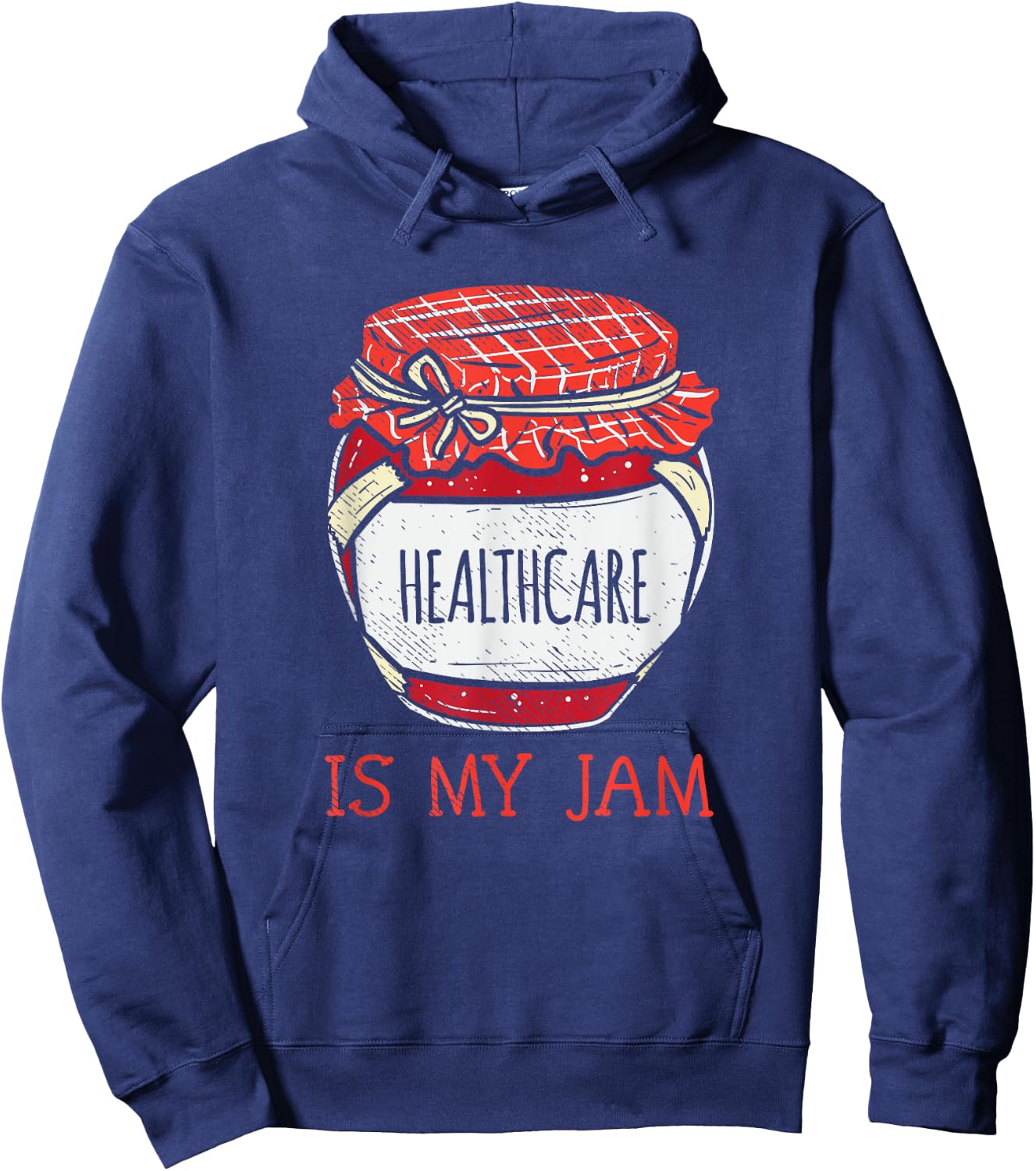 Fun Health Care Meme | Cute Healthcare Worker Hoodie - Hoodie | Navy