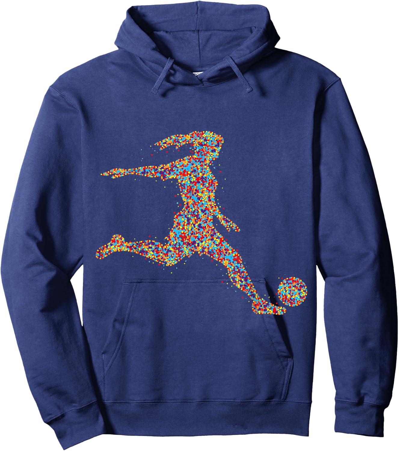 Soccer Women Girl Player Hoodie - Hoodie | Navy