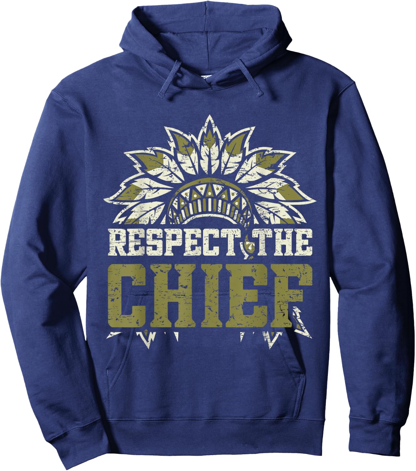 Respect The Chief Hoodie - Hoodie | Navy
