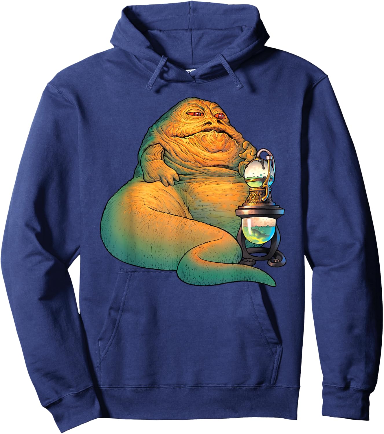 Star Wars Jabba the Hutt Pose Hoodie - Hoodie | Navy