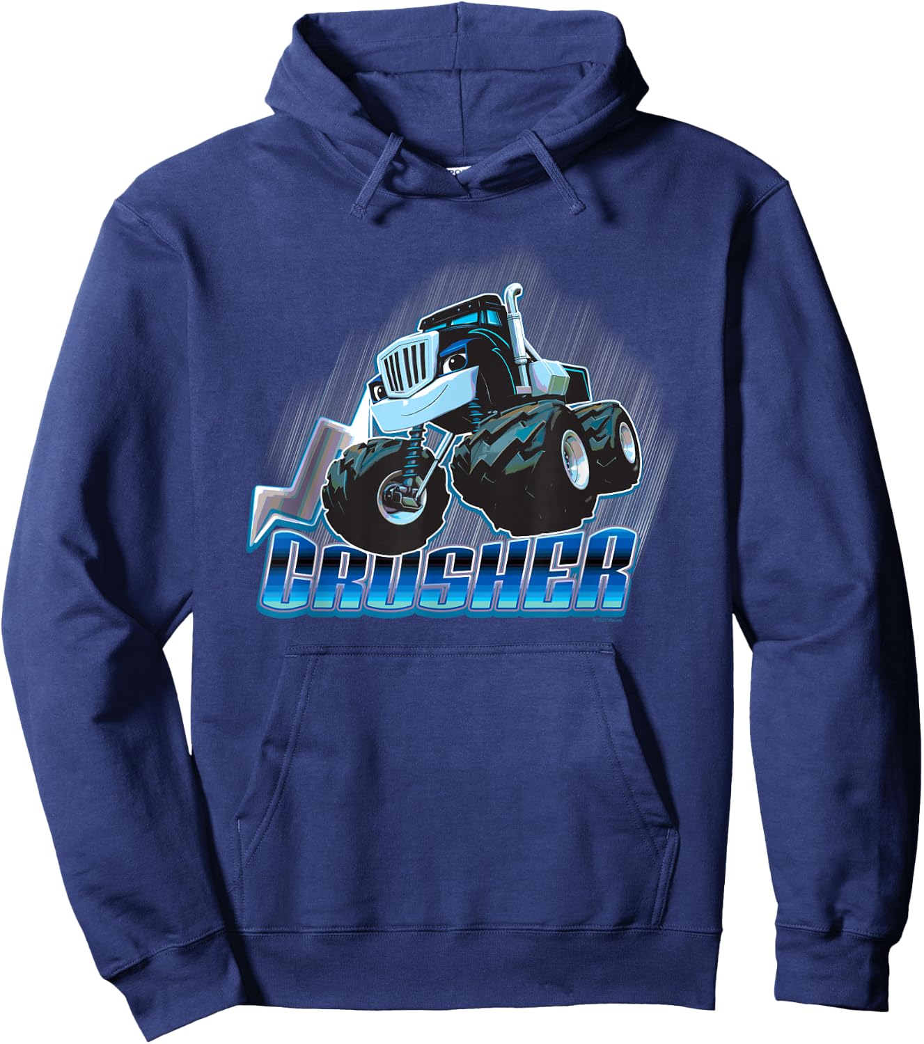 Blaze and The Monster Machines Crusher Badge Hoodie - Hoodie | Navy