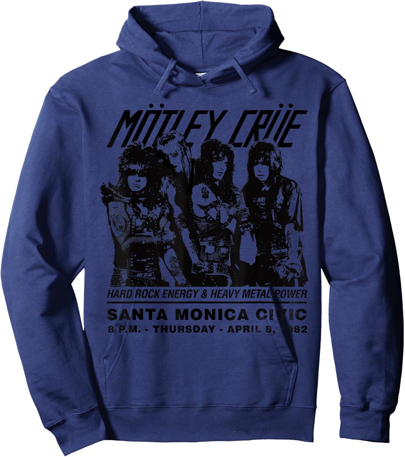 Mötley Crüe - Santa Monica Civic Event Hoodie - Hoodie | Navy