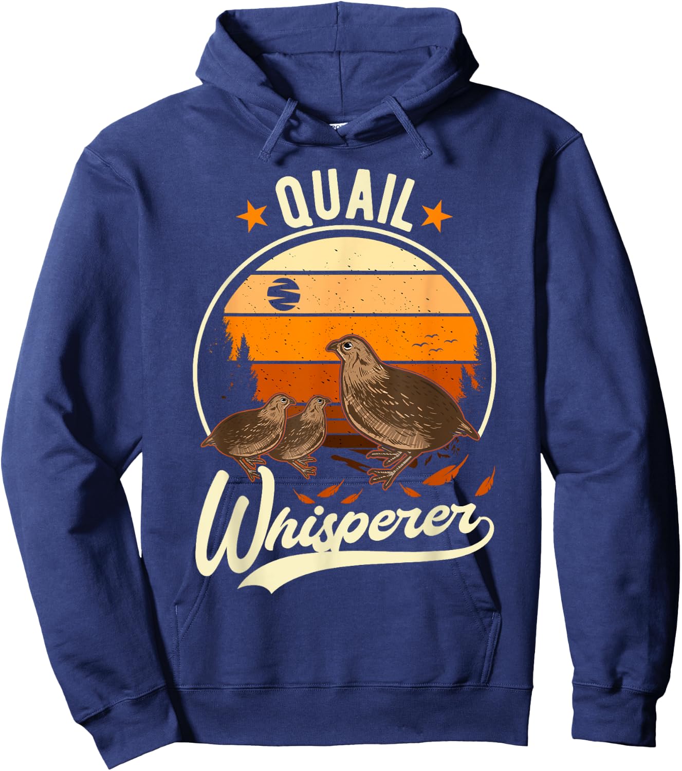 Quail Whisperer Quail Quail Farmers Quail Hoodie - Hoodie | Navy