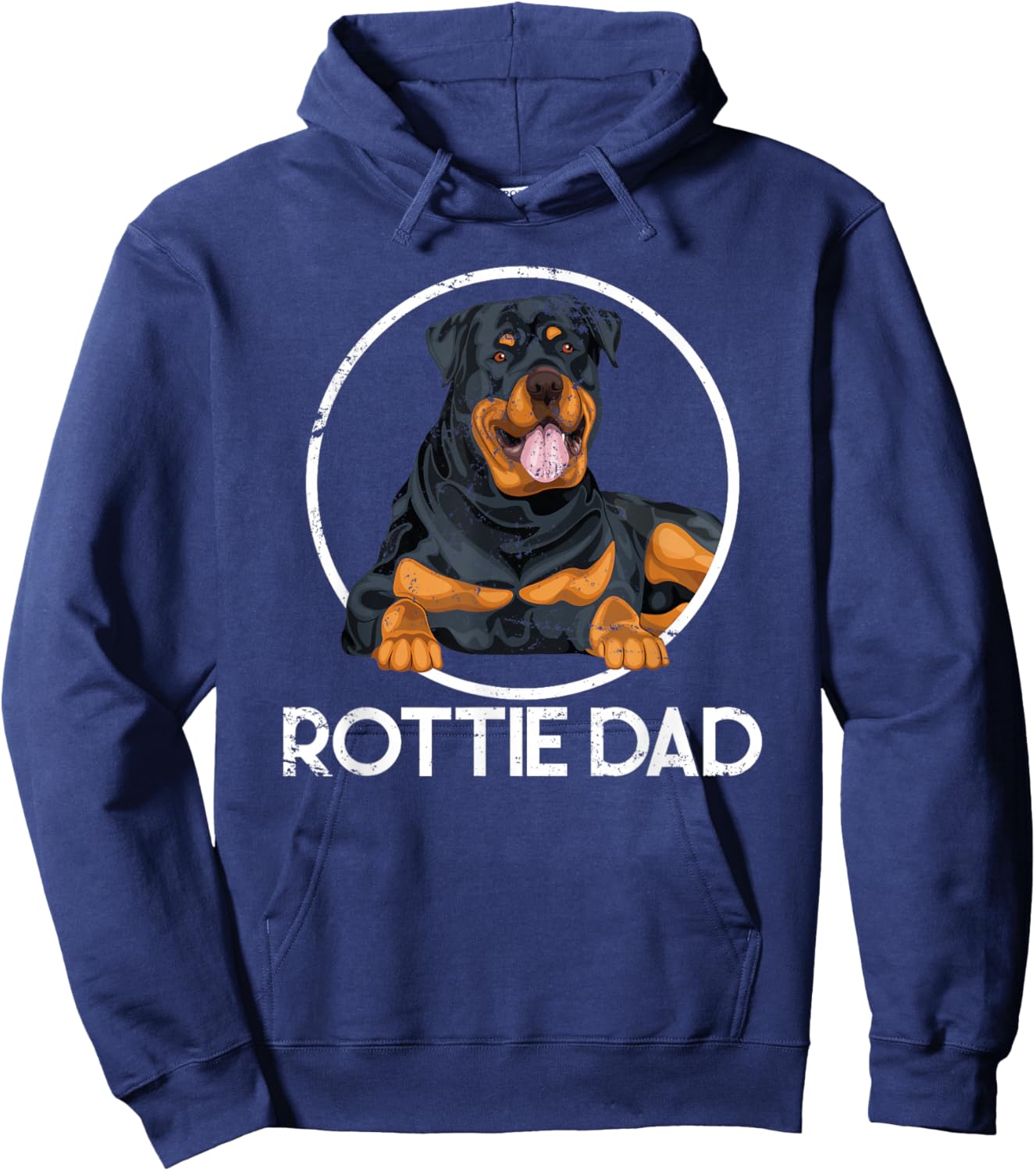 Rottie Dad Rottweiler Hoodie - Hoodie | Navy