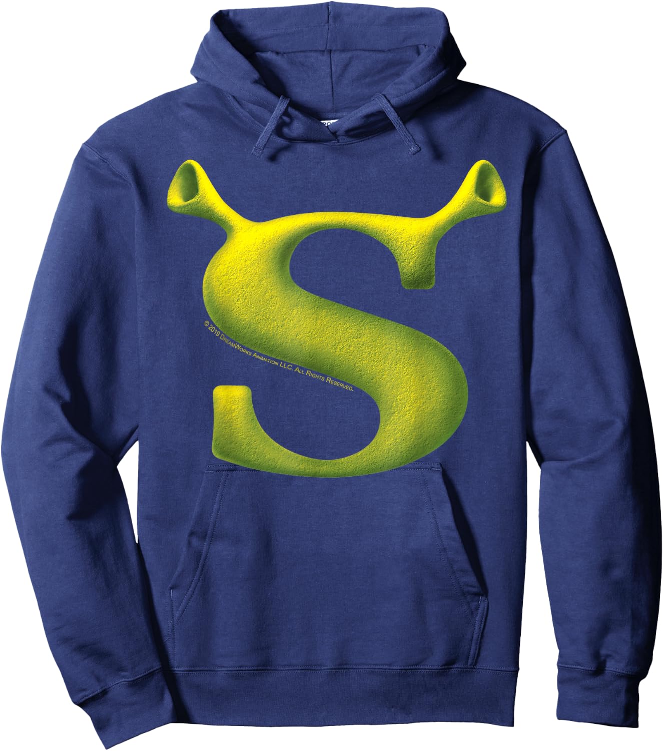 Shrek Initial Logo Poster Hoodie - Hoodie | Navy