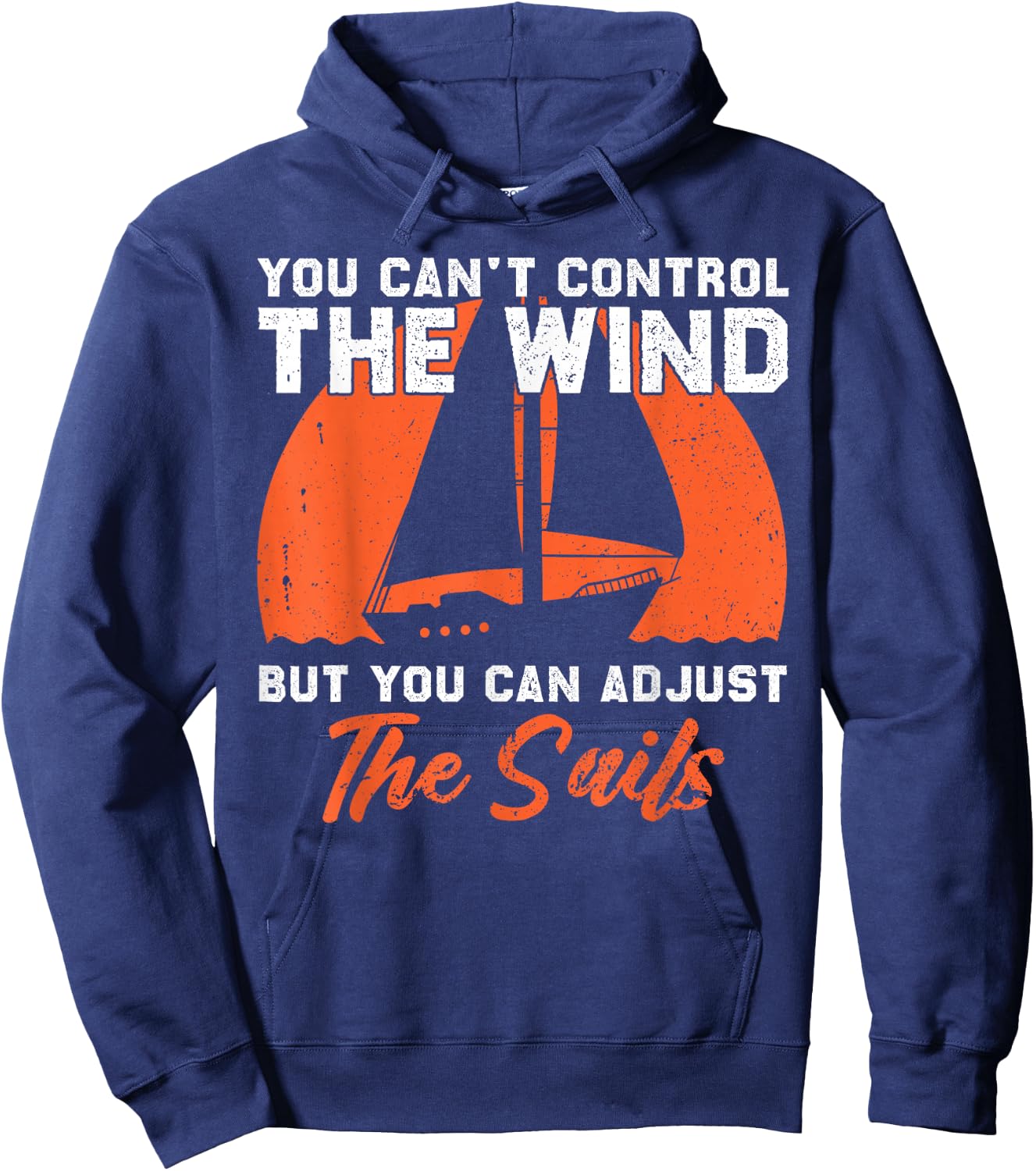 Funny Sailing Art Women Sailor Sail Boat Lovers Hoodie - Hoodie | Navy