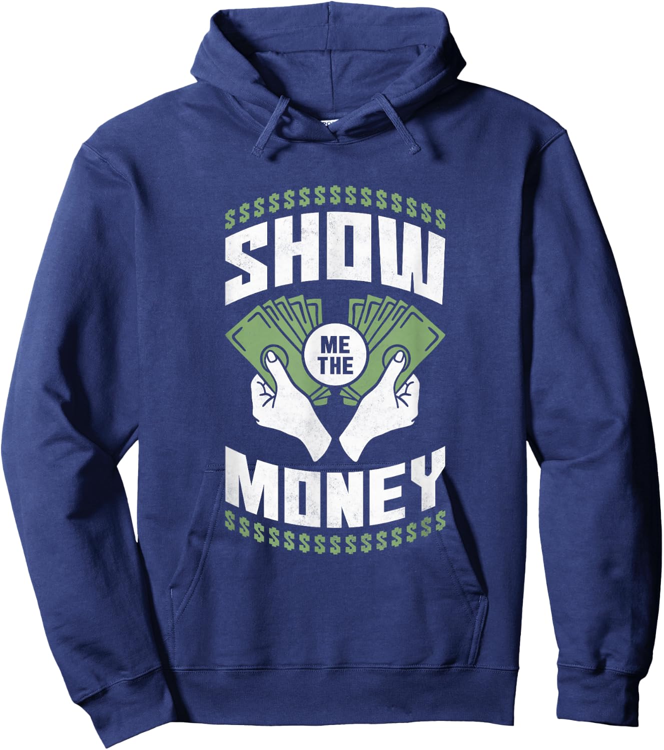Show Me the Money Book Holder Hoodie - Hoodie | Navy