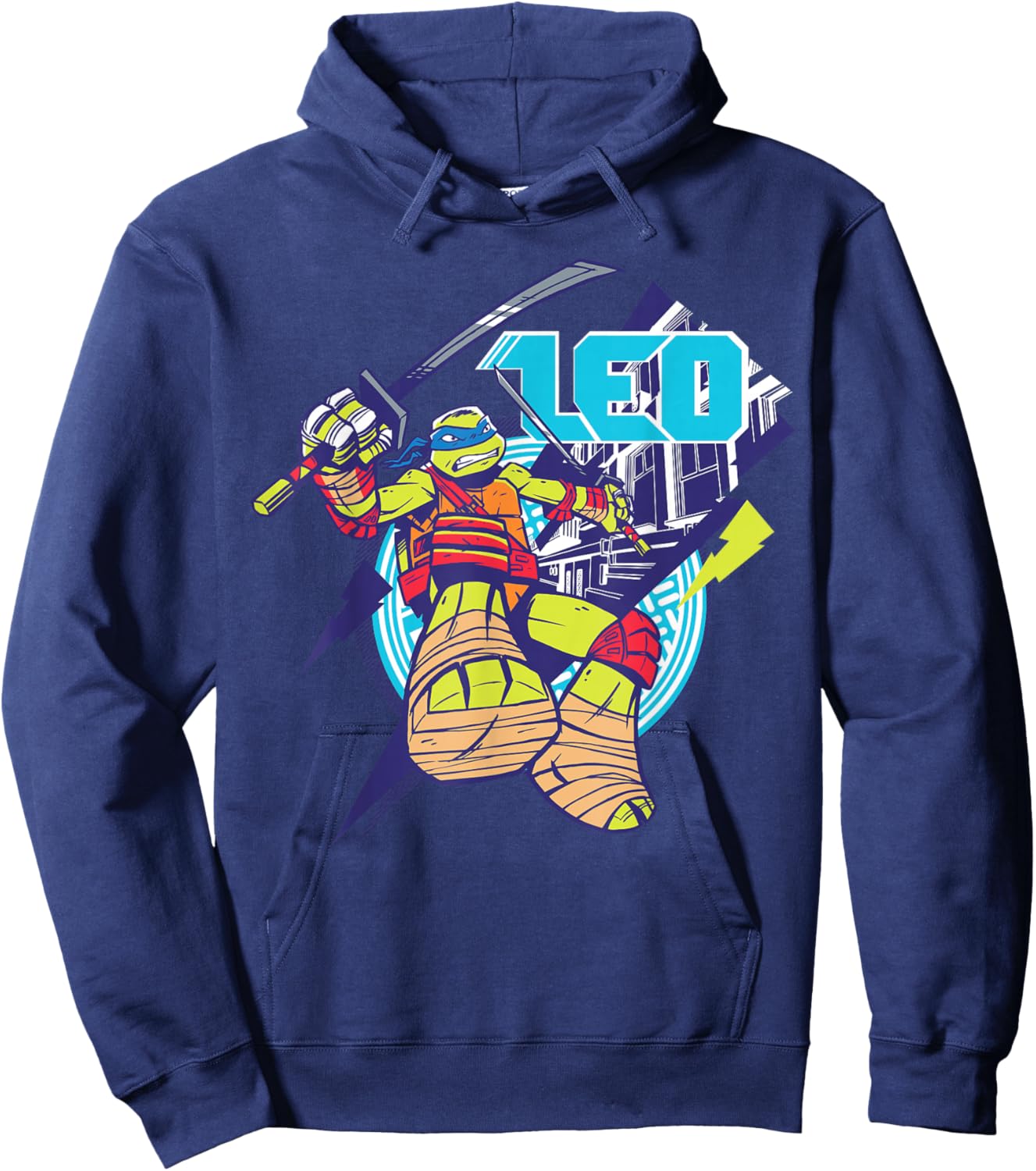 Teenage Mutant Ninja Turtles Leonardo Leo Hoodie - Hoodie | Navy