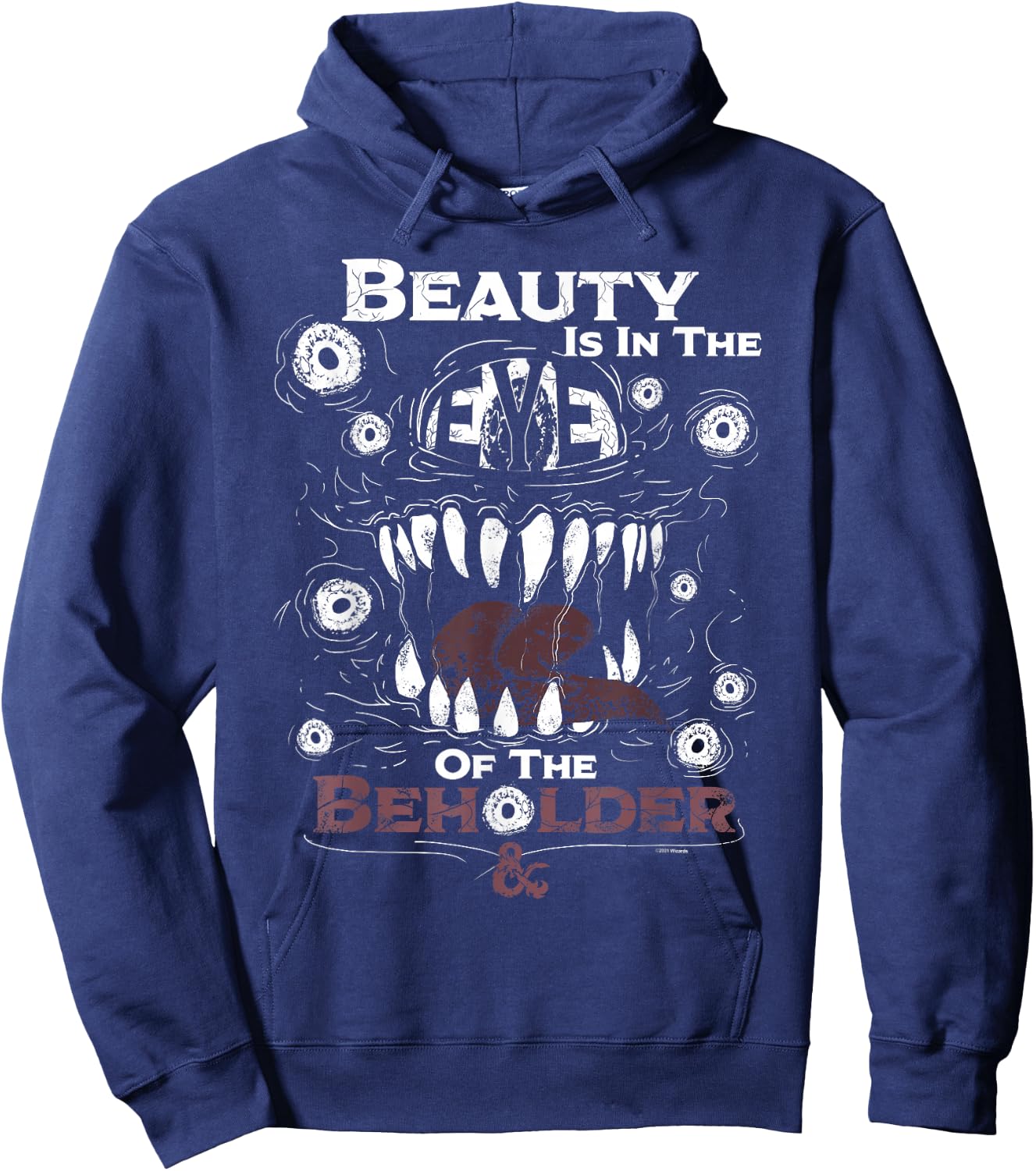 Dungeons & Dragons Beauty is in The Eye Hoodie - Hoodie | Navy