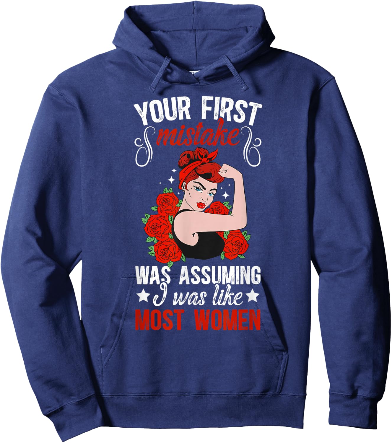 Proud Redhead Red Hair Ginger Red Haired Hoodie - Hoodie | Navy