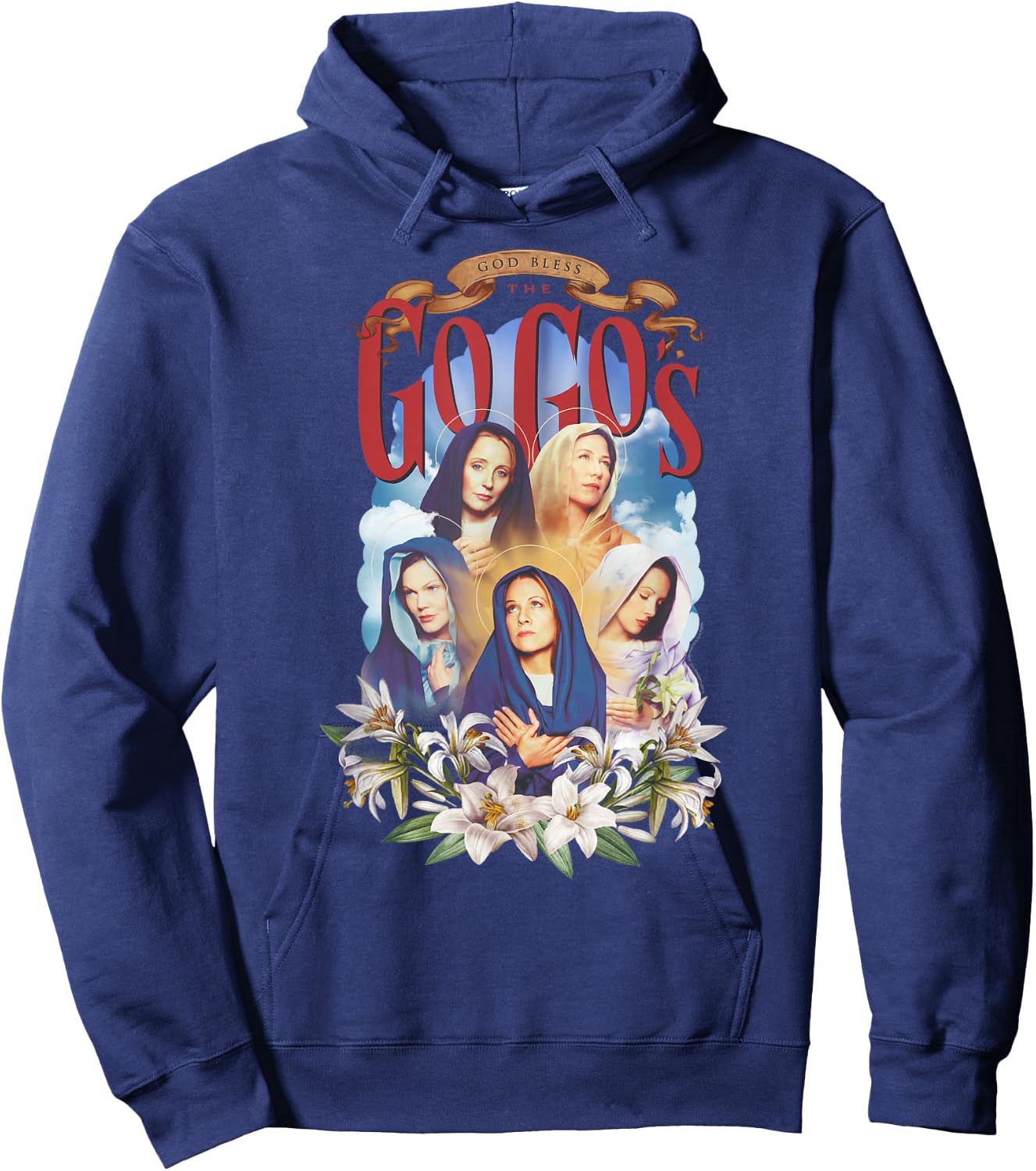 The Go-Go's - God Bless Hoodie - Hoodie | Navy
