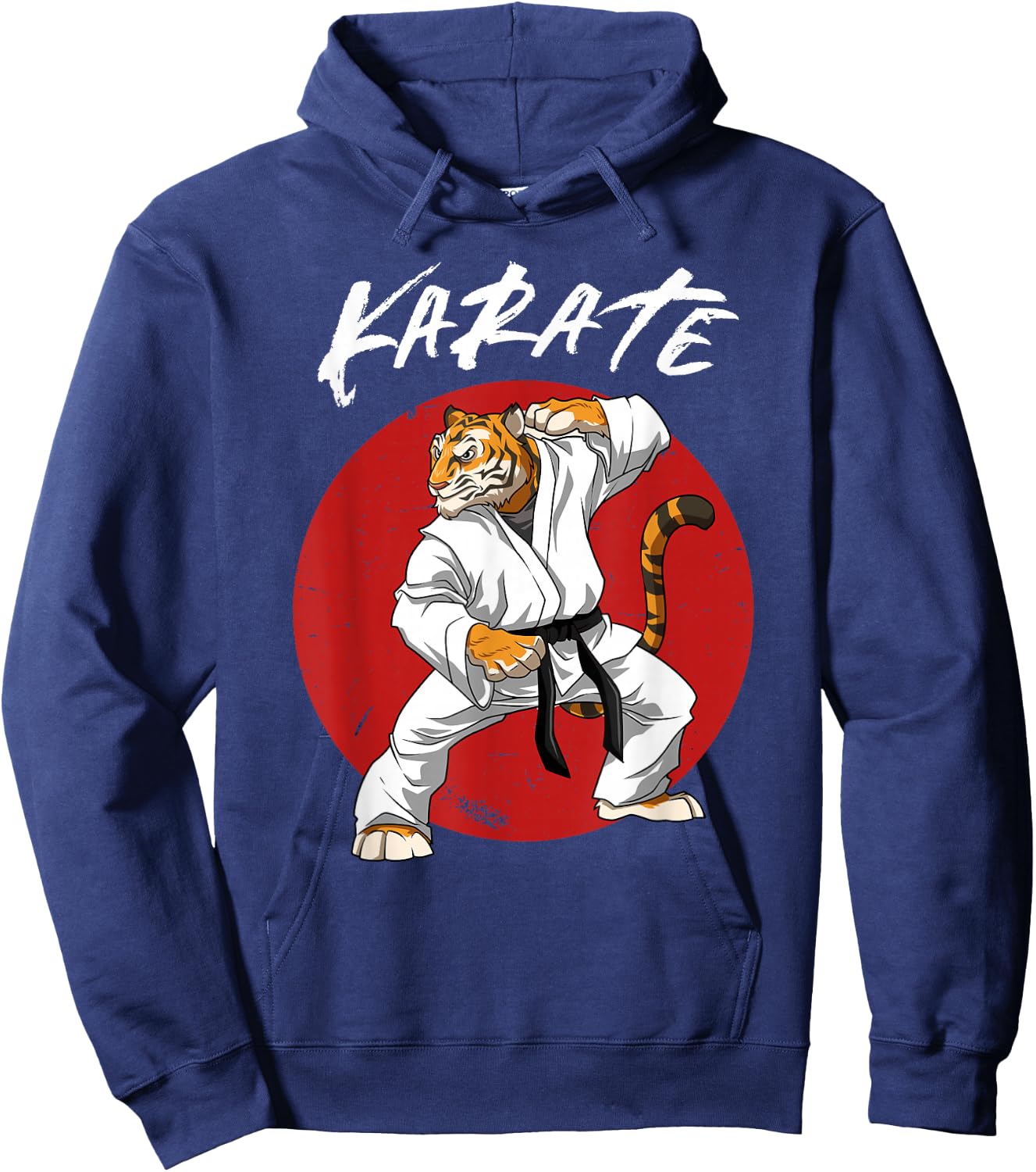 Karate Tiger - Boys and Girls Karate Tiger Hoodie - Hoodie | Navy