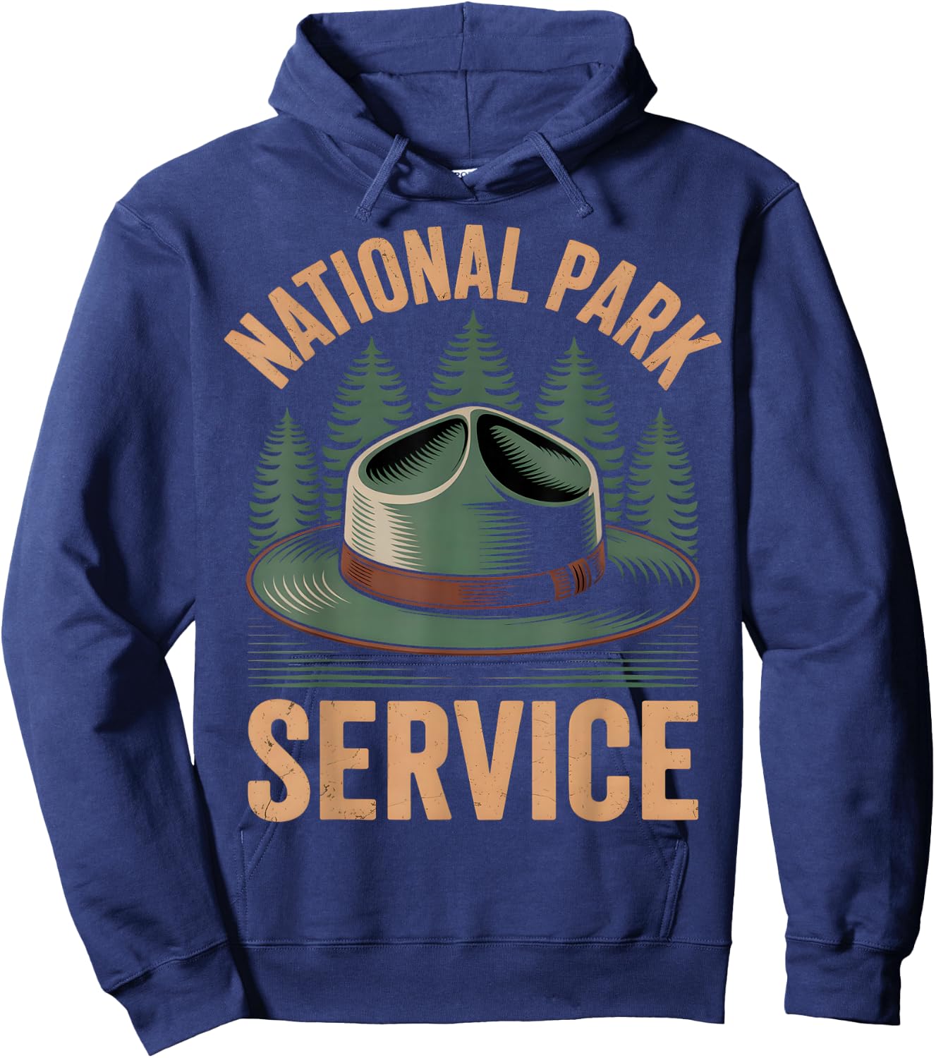 Vintage National Park Service Ranger Hoodie - Hoodie | Navy