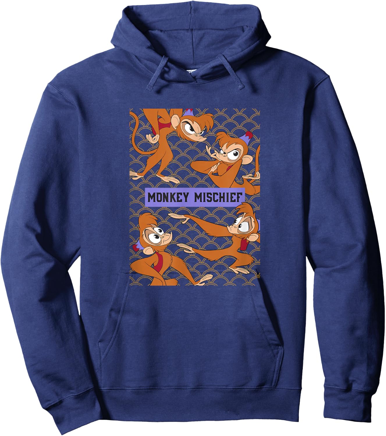 Disney Aladdin Abu Monkey Mischief Hoodie - Hoodie | Navy