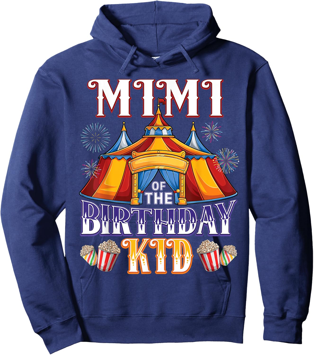 Mimi Of The Birthday Ringmaster Circus Party Hoodie - Hoodie | Navy