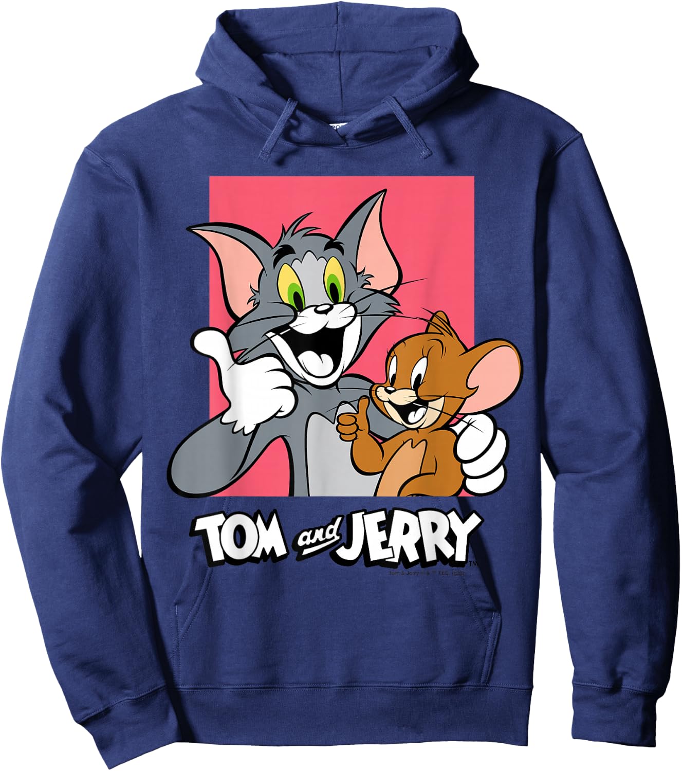 Tom & Jerry Thumbs Up Hoodie - Hoodie | Navy