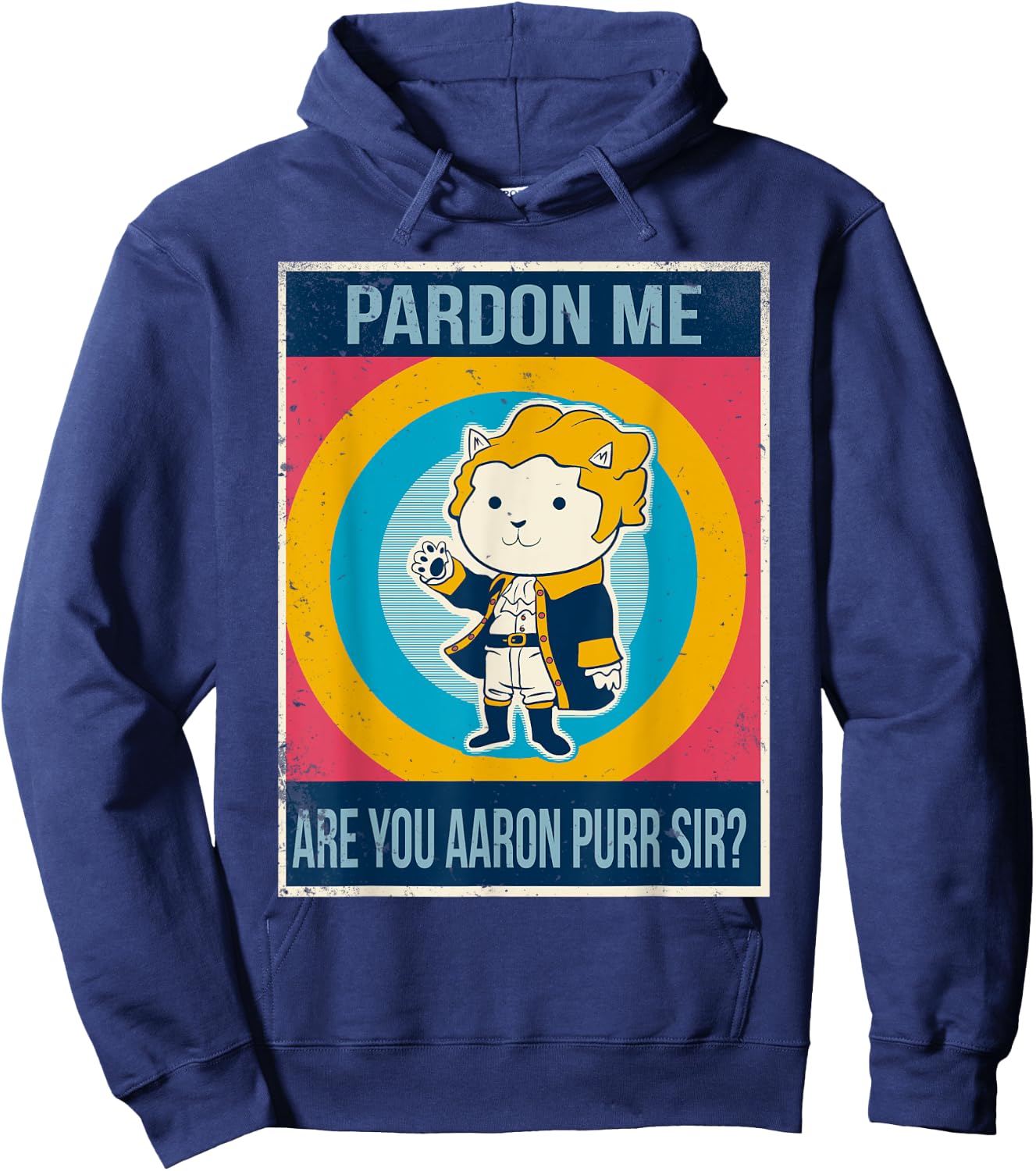 Hamilton Cat Hoodie - Hoodie | Navy