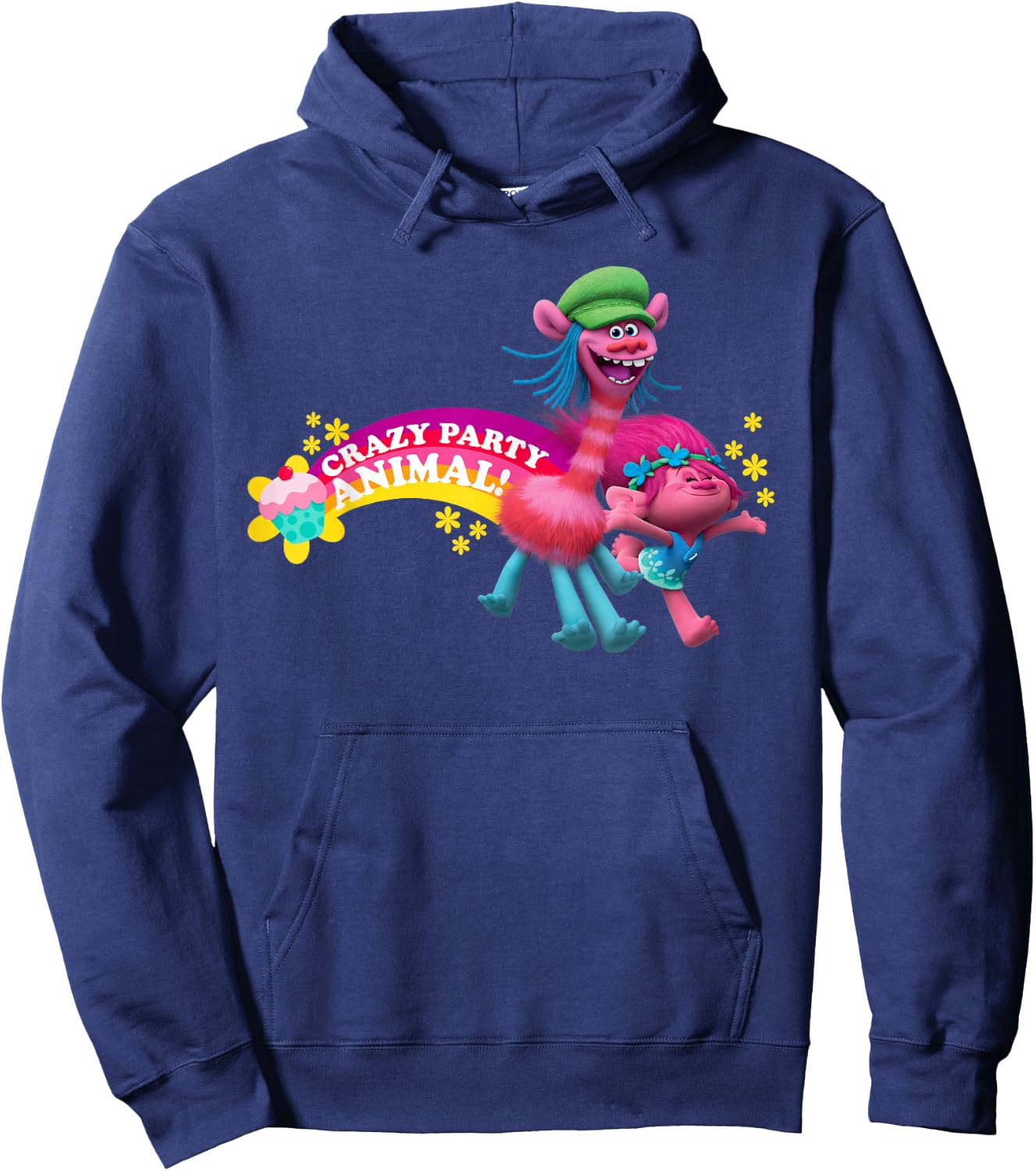 DreamWorks' Trolls Poppy & Cooper Party Animal Hoodie - Hoodie | Navy