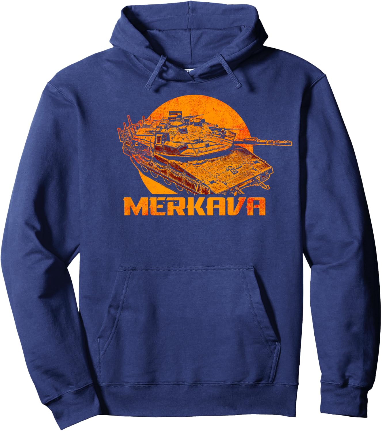 Merkava Battle Tank Israel Israeli Military Hoodie - Hoodie | Navy