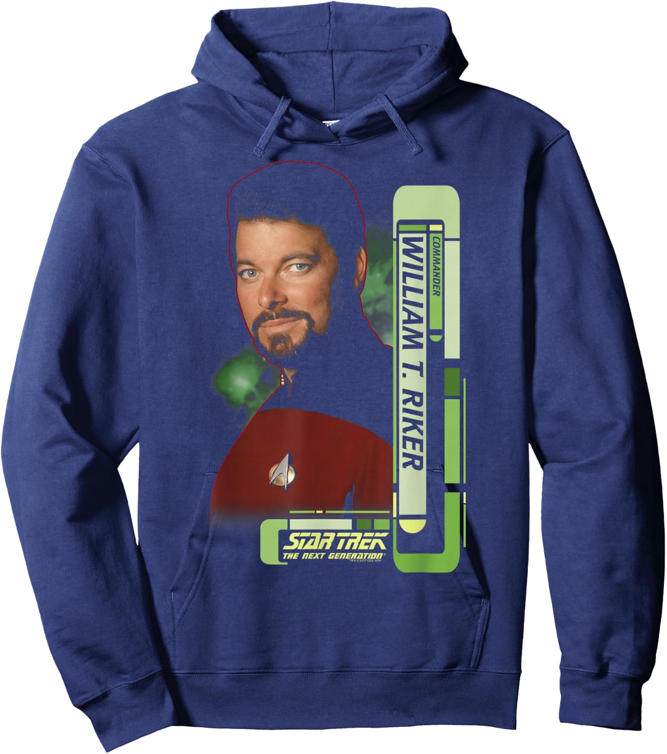 Star Trek Riker Hoodie - Hoodie | Navy