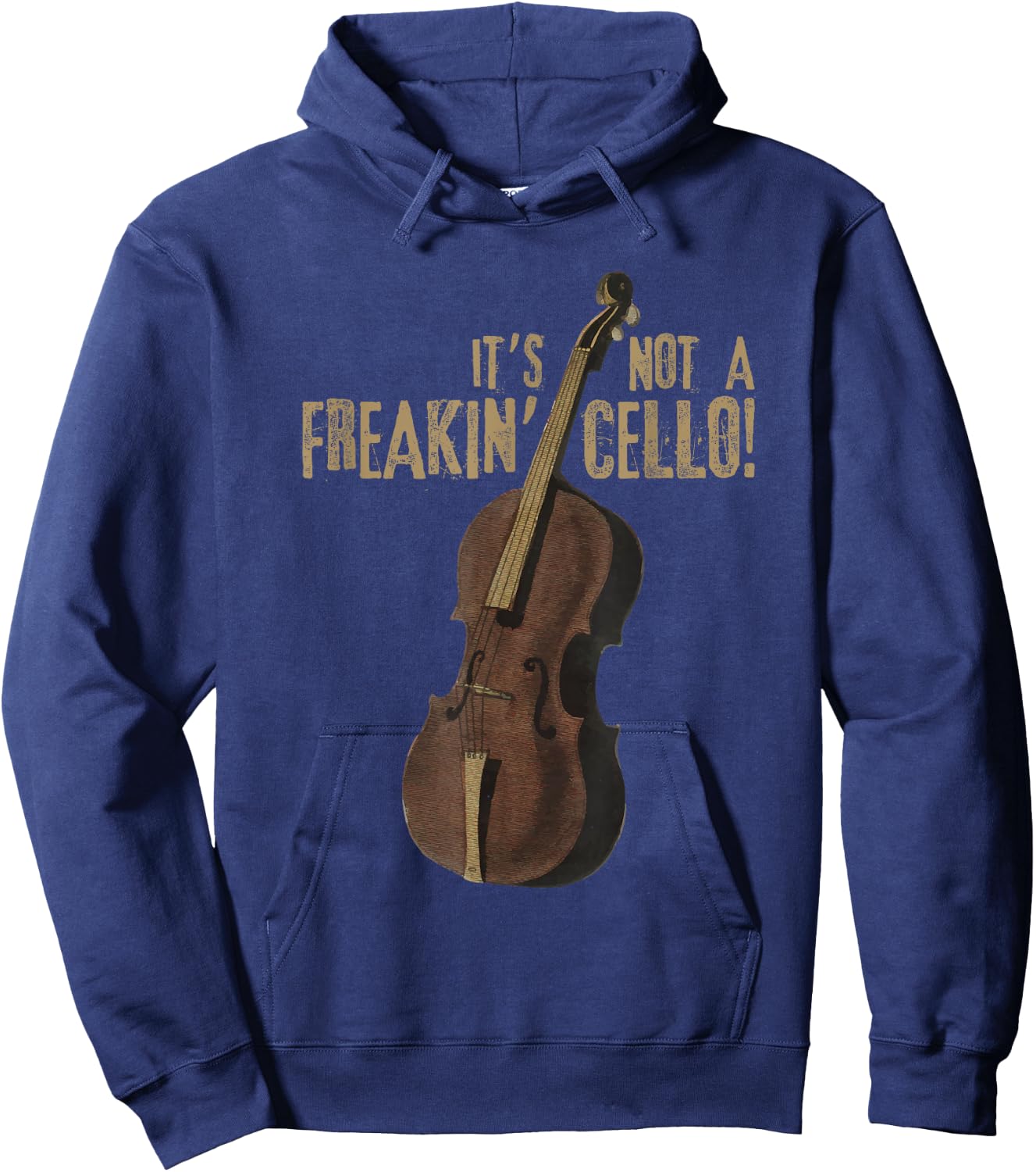 Double Bass Funny Jazz Instruments Music Hoodie - Hoodie | Navy