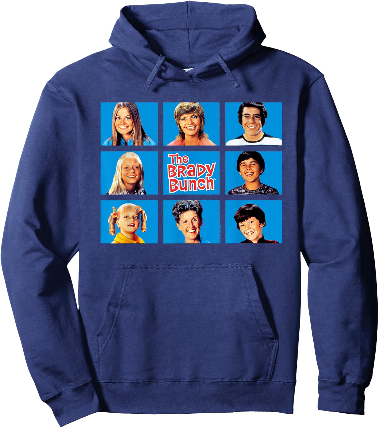 Brady Bunch Framed Hoodie - Hoodie | Navy