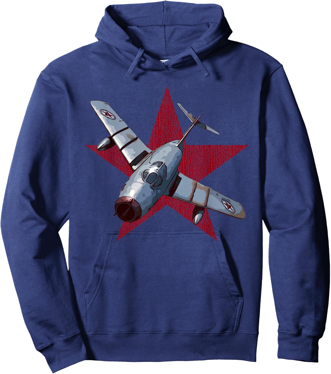 MIG 15 Jet Fighter Plane Spotting Hoodie - Hoodie | Navy