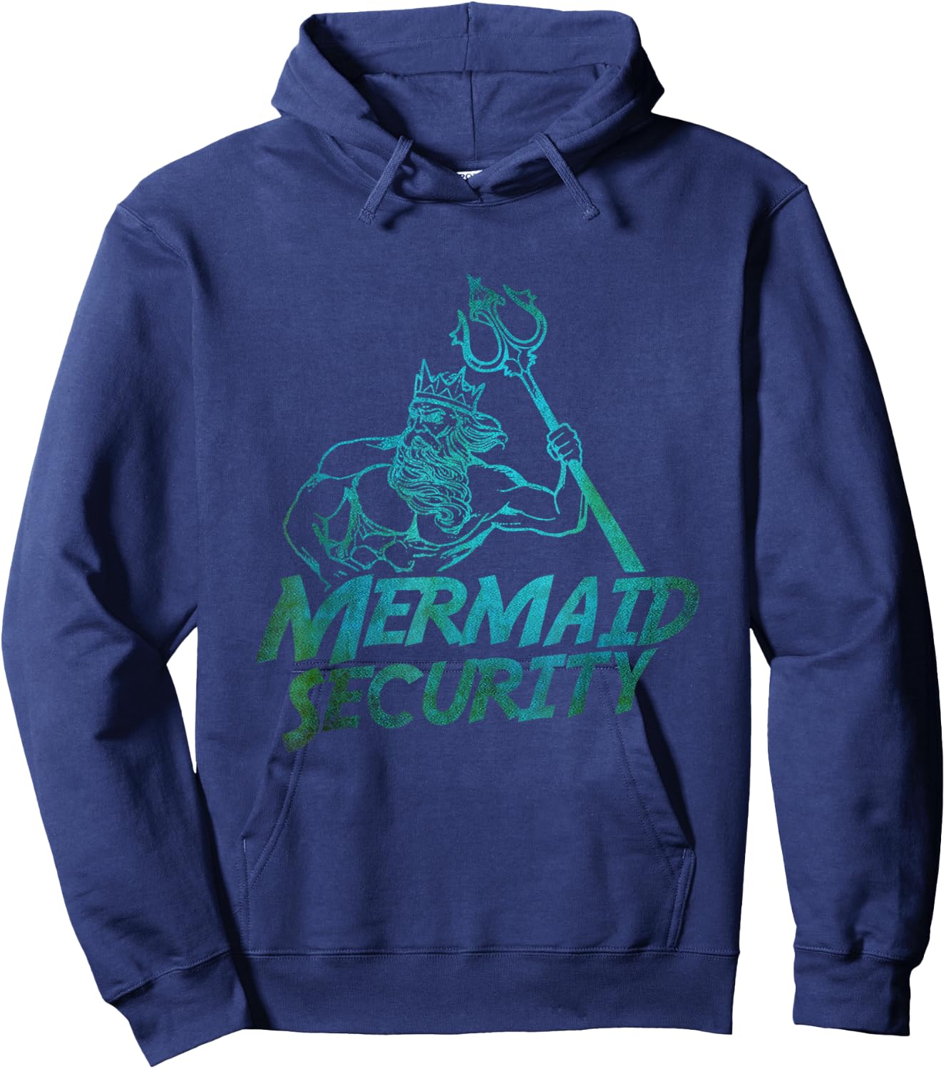 Merman Mermaid Security Hoodie - Hoodie | Navy