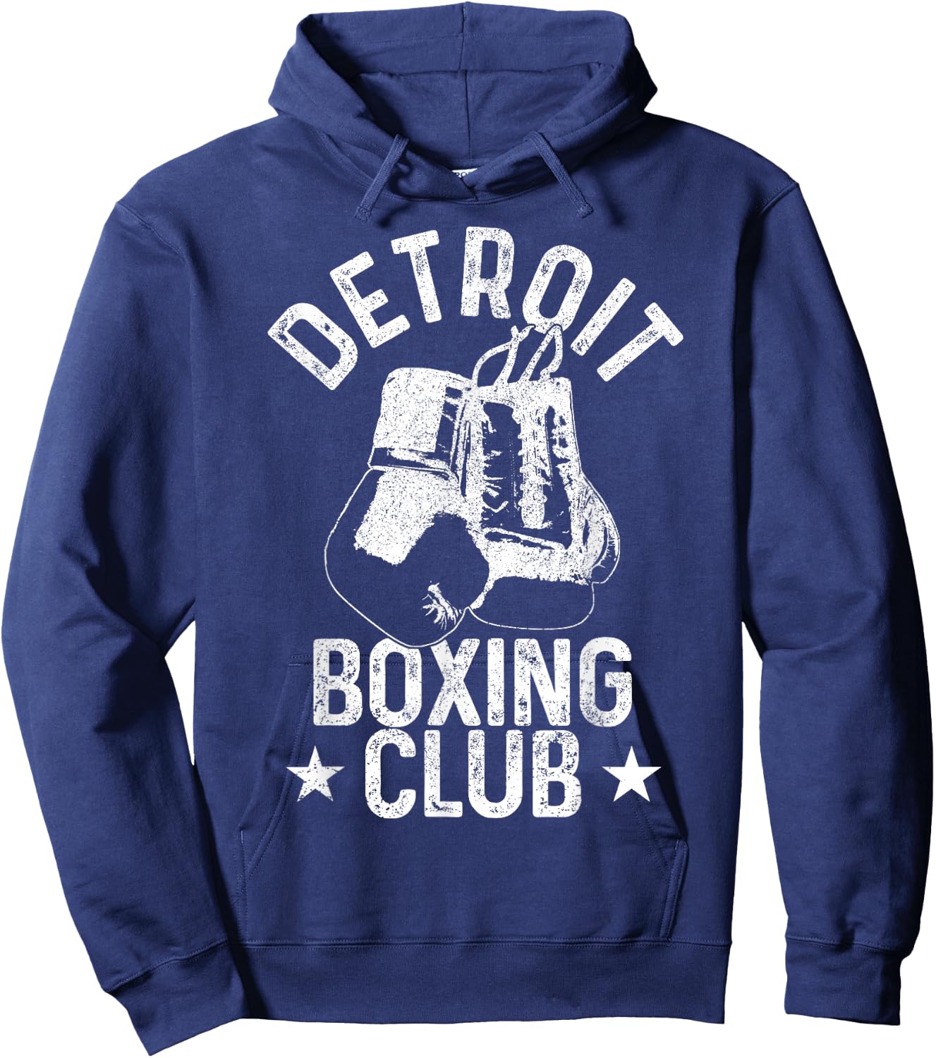 Boxing Detroit Michigan Martial Arts Boxer Hoodie - Hoodie | Navy
