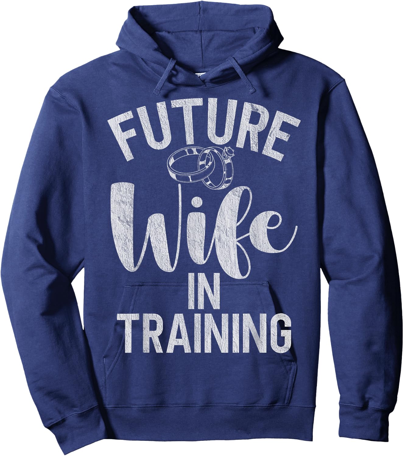 Future Wife in Training Fiance Hoodie - Hoodie | Navy
