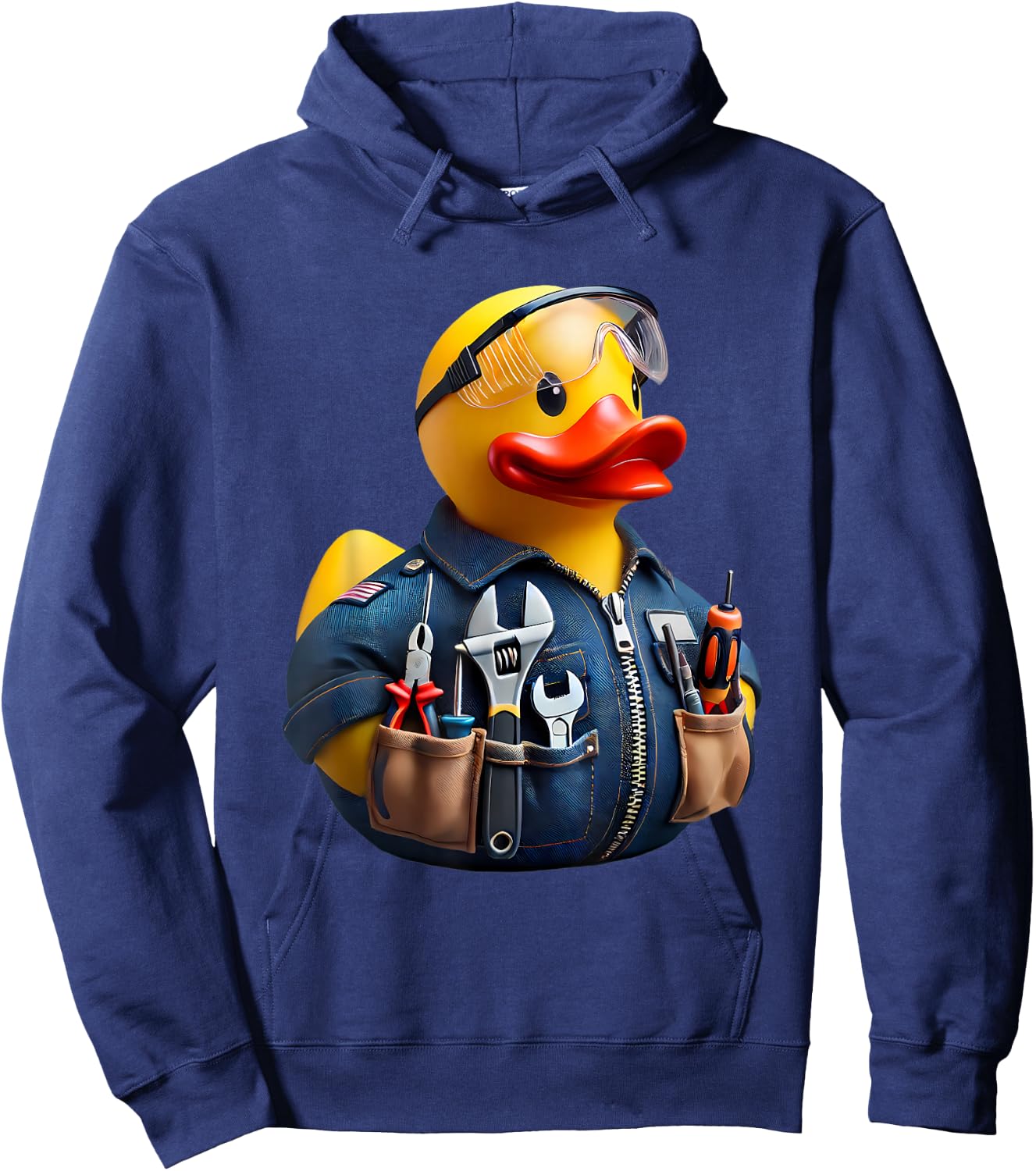 Electrician Rubber Duck Ducky Duckie Hoodie - Hoodie | Navy