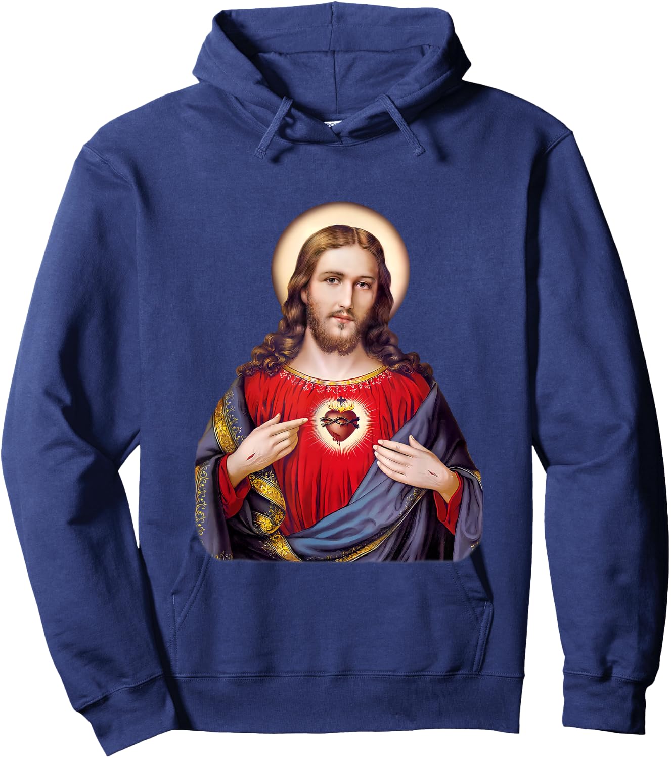 Sacred Heart of Jesus Christ Hoodie - Hoodie | Navy