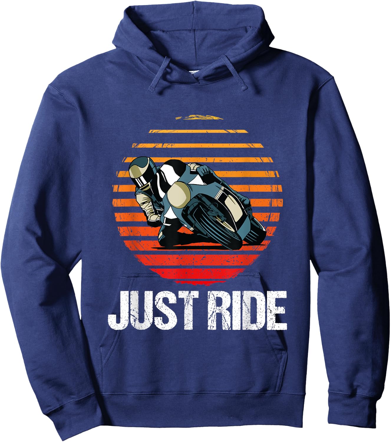 Motorbike for a Biker Hoodie - Hoodie | Navy