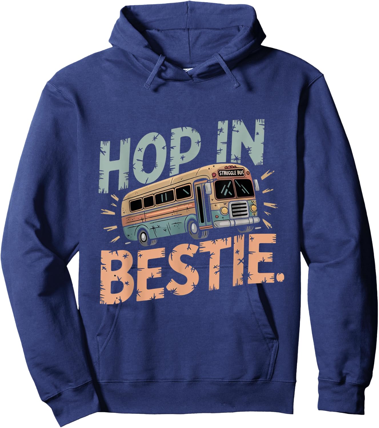 T-Shirt Hoodie - Hoodie | Navy