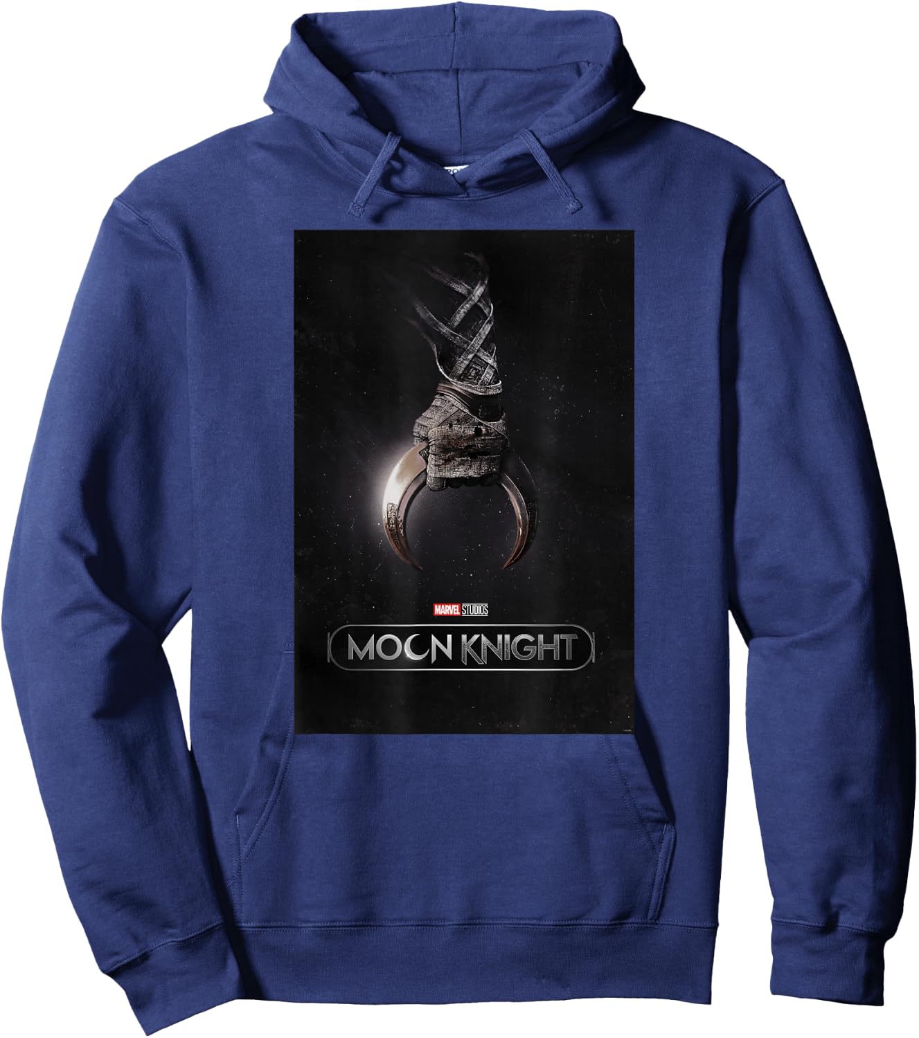 Marvel Moon Knight Crescent Dart Poster Hoodie - Hoodie | Navy
