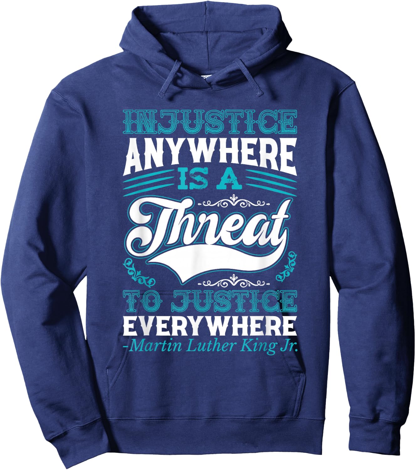 Martin Luther King Jr. Hoodie - Hoodie | Navy