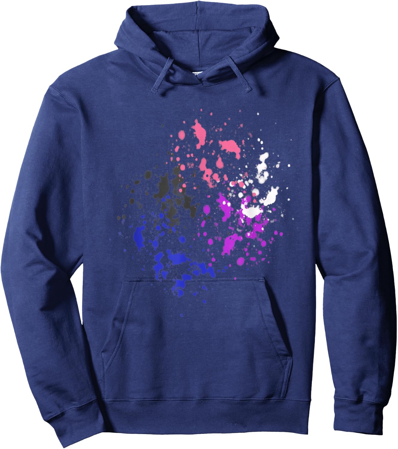 Subtle Genderfluid Pride, Pride Flag Hoodie - Hoodie | Navy