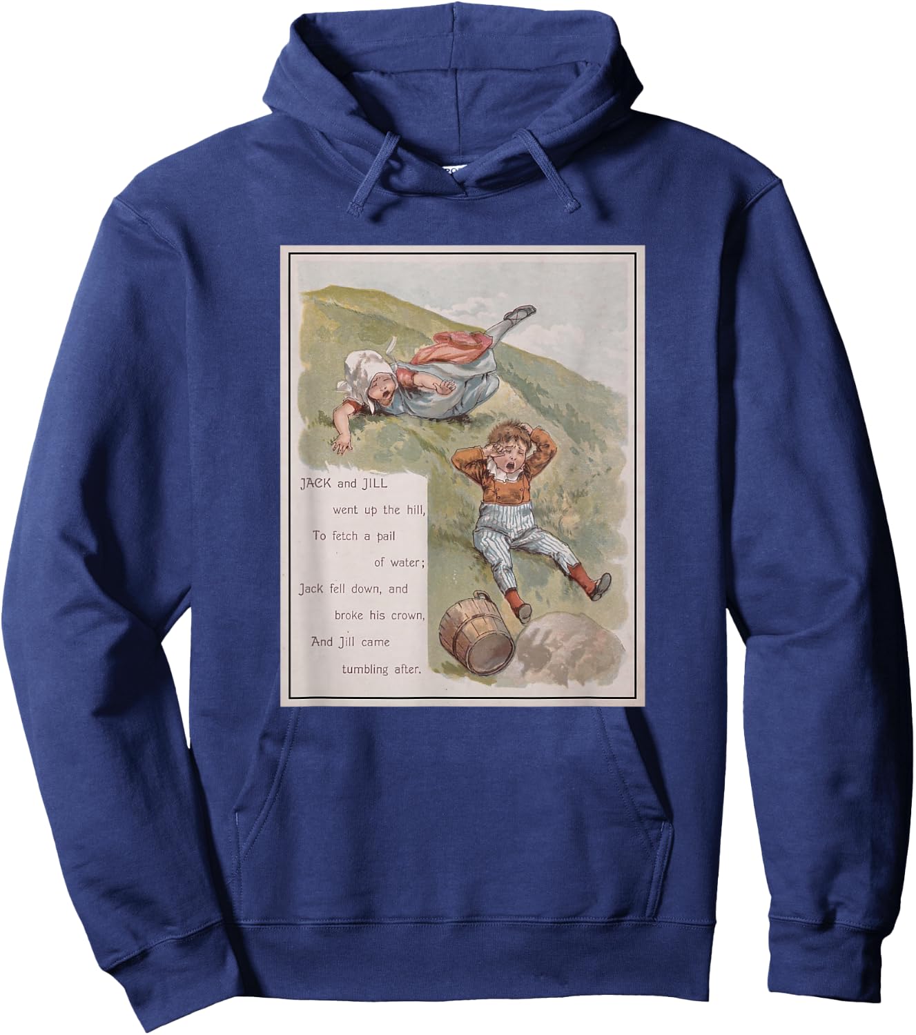 Jack and Jill Went Up The Hill Hoodie - Hoodie | Navy